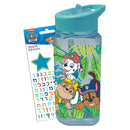 בקבוקים שקופים+מדבקות שם - מפרץ ההרפתקאות