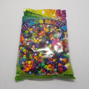 חרוזי פלסטיק Beadz Mania צבעוניים - לב מעורב גוונים 100 גרם