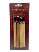 סט 4 כלי גילוף בעץ