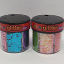 כוסות עיגולים/לבבות נוצצים-glitter - עיגולים נוצצים