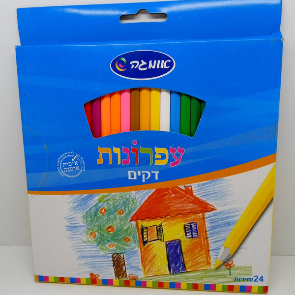 עפרונות צבעוניים-אומגה - 24 יחידות