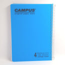 מחברת ספירלה משבצות 4 נושאים A4