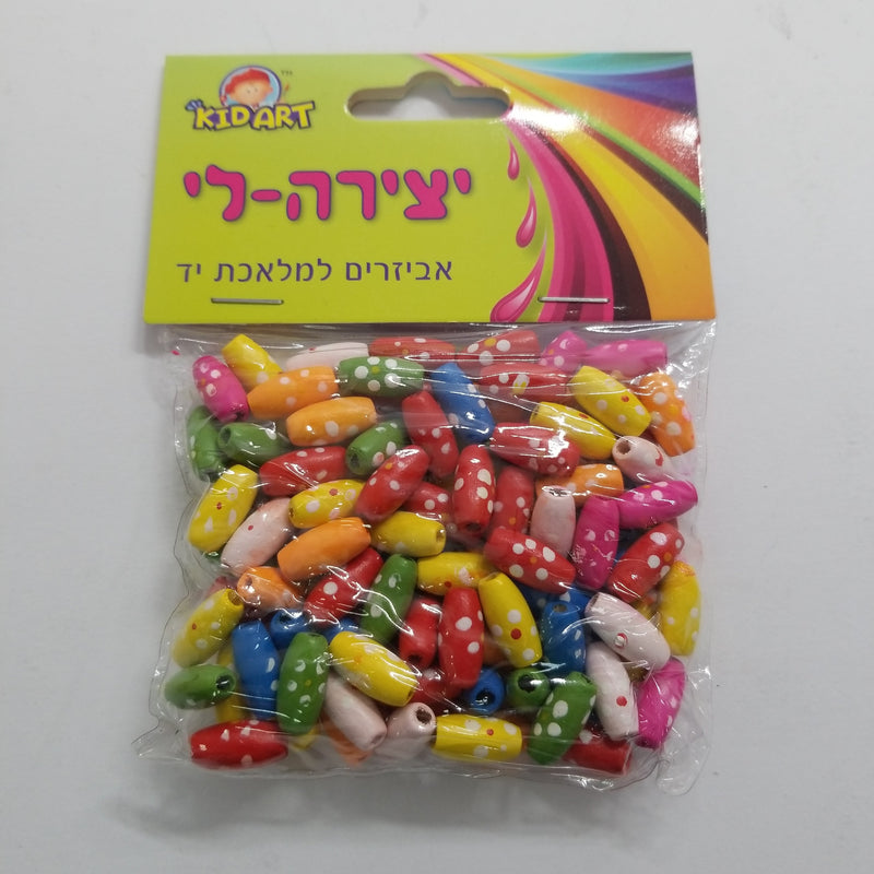 יצירה-לי - אביזרים למלאכת יד KID ART - חרוזי קרמיקה (AR231)