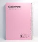 מחברת ספירלה משבצות 3 נושאים A4 פסטל