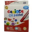צבעי פסטל שמן -קריוקה - 24 יח