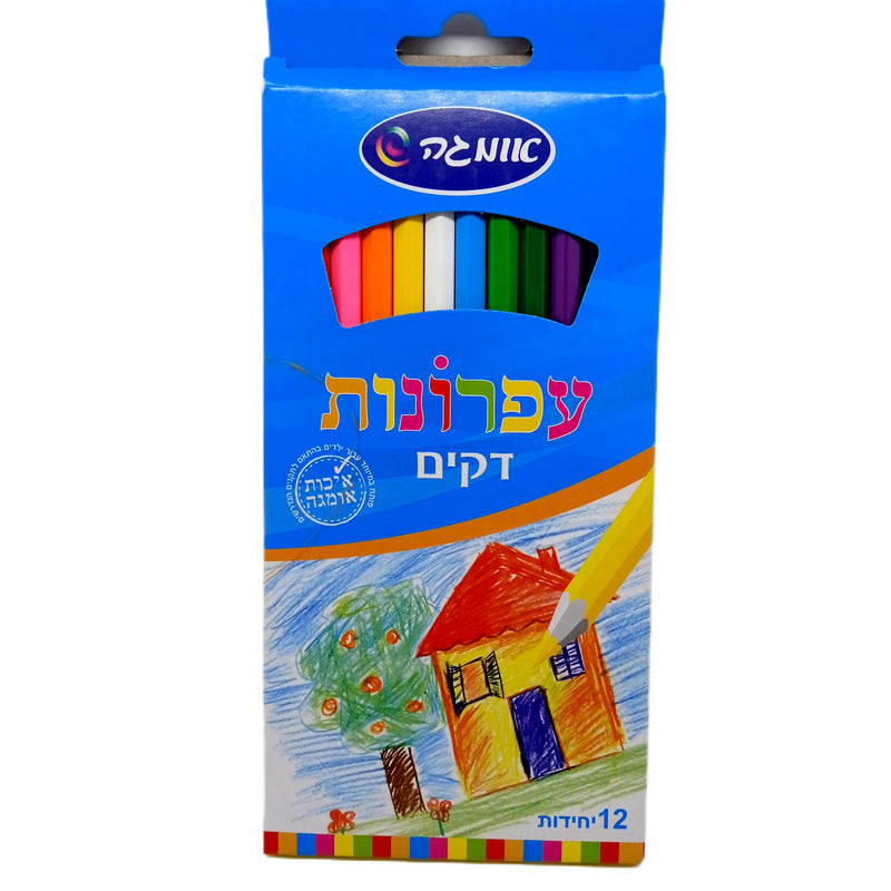 עפרונות צבעוניים-אומגה - זוהרים+2 מטאלים