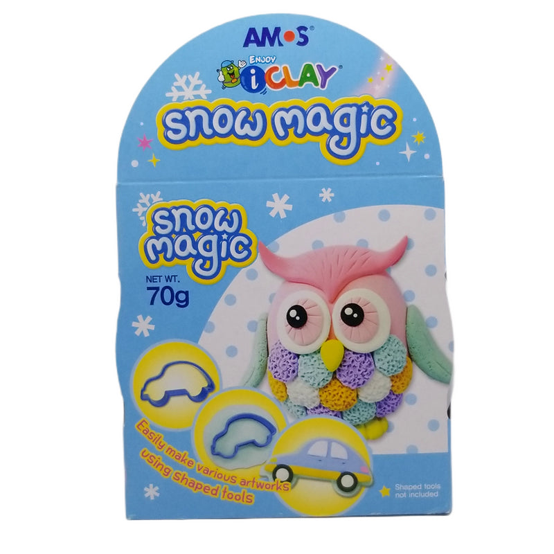 חימר לילדים snow magic