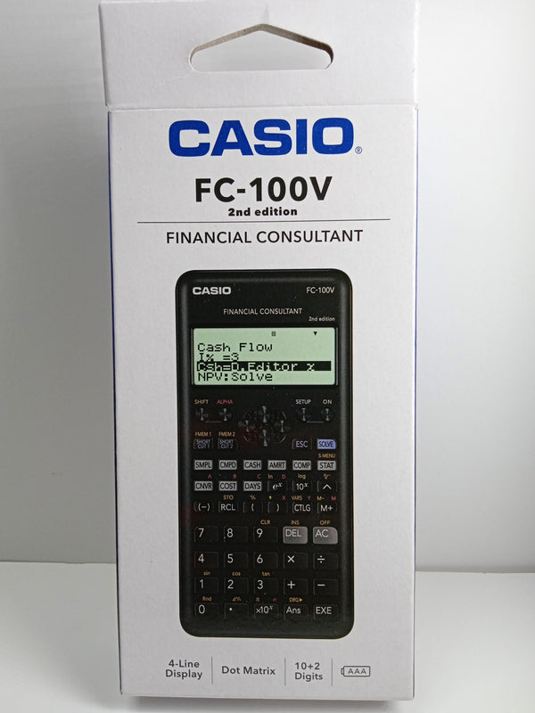 מחשבון פיננסי Casio FC-100V