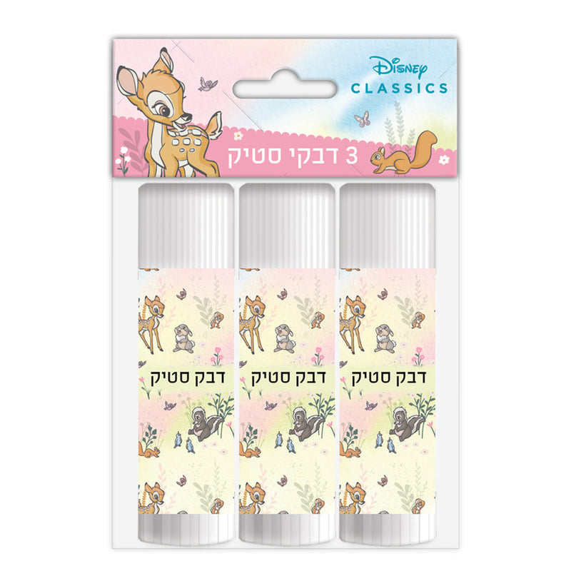 מארז דבק סטיק- במבי