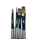 סט 4 מכחולים שטוחים מונמרט