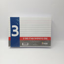 כרטיסיות שורה מבריסטול איכותי